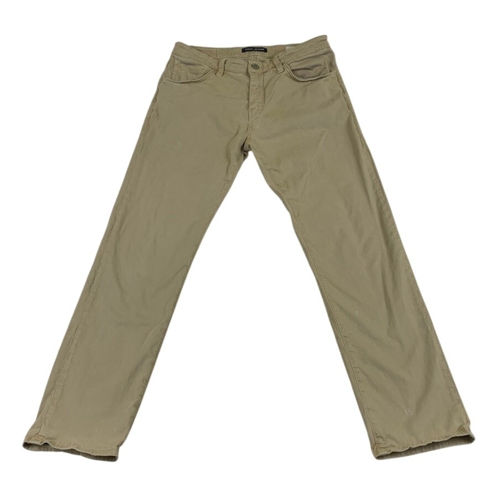 Mavi Zach Straight Leg Pants Mens 32x32 Tan Khaki Cotton Stretch 00 453 17009